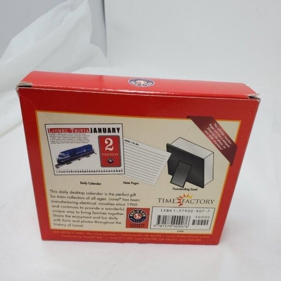 Time Factory Lionel Trains 2002 Desk Top Calender - Picture 7 of 7